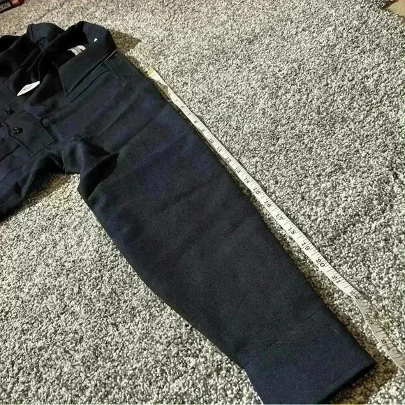 Flying Cross Women's Uniform Shirt Navy Size 40 L  Double Pocket- NWT - Picture 9 of 12